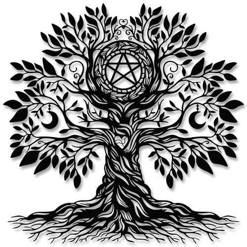 Tree life pagan - of,