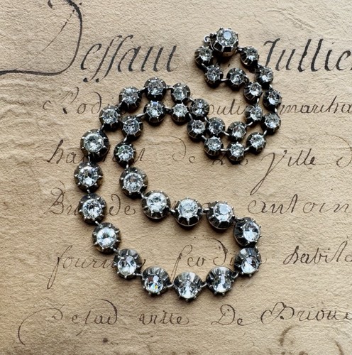 Antique georgian silver paste - silver,