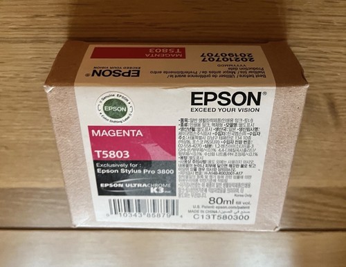 Genuine epson t5803 ink - genuine,
