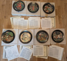 7 x Russian Legends Collectors Plates Boxed with Paperwork Bradex