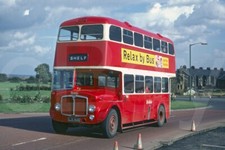 Bus Photo - Hebble GJX846 AEC Regent Weymann on route to Shelf
