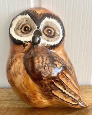 Vintage Babbacombe Pottery Philip Laureston Owl - Scissor/String Holder  6”