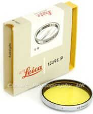 NOCTILUX-M 50mm f/1 & Leitz Summarex 8.5cm LEICA E58 Yellow 1 13295P Filter