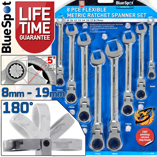 Flexible ratchet spanner - flexible,