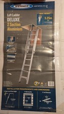 Werner DELUXE 2 Section Sliding Loft Ladder 3.25m,   Excellent condition.
