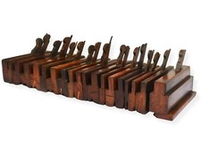 Antique Molding Planes, Moulding, 19 in total, English, some early examples