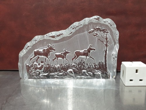 Vintage large glass - 80's,