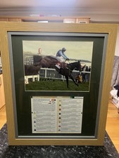 Best Mate Horseracing Framed Print 2003 Cheltenham Gold Cup