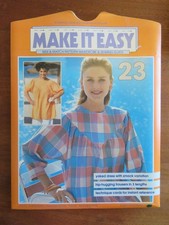 Make it Easy No 23 Sewing Pattern Ladies Sundress Smock Dress Sleeve variation