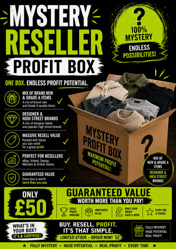 Mystery reseller clothing box - reseller,