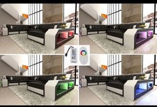 Sofa U Shaped LED Real Italian