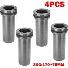 4Pcs Graphite Crucible 3KG