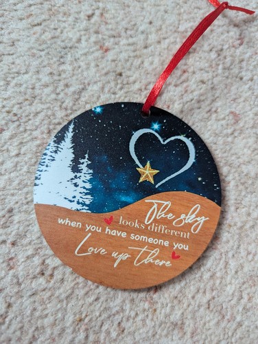 Wooden christmas tree hanging - wooden,