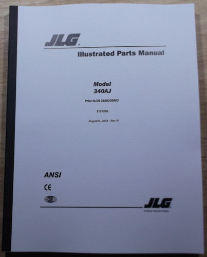 Jlg 340aj aerial boom - boom, lift
