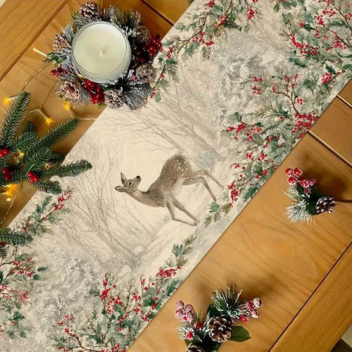 Christmas forest deer - christmas,