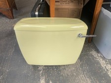 Yellow Ceramic Cistern Toilet