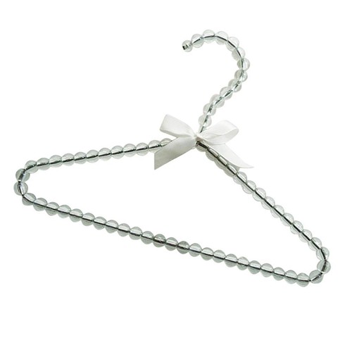 Pearl beaded suit hanger - beaded,
