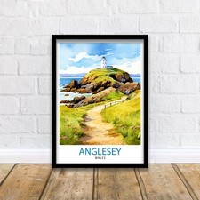Anglesey Wales Travel Poster