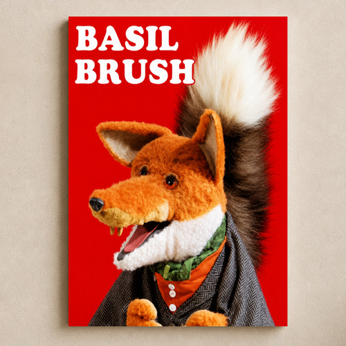 Basil brush retro - basil,