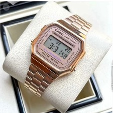 Casio A168 Rose Gold Digital