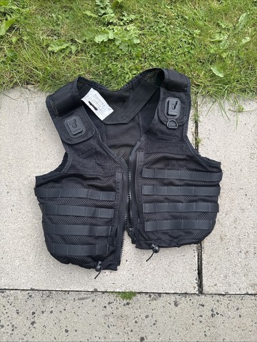 Tactical black molle - molle, vest