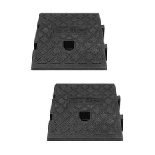  2 Pack Plastic Slope Ramp Cushion Motorcycle Ramps for Lawn Mower