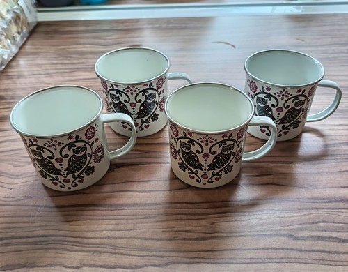 Set enamel metal camping - set, 4