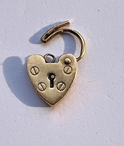 Vintage 9ct gold heart - 9ct,