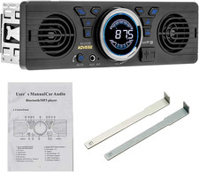 Car Radio Tuner In-Dash Audio, AV252 12V MP3 Player Car Stereo FM Radio Bluetoot