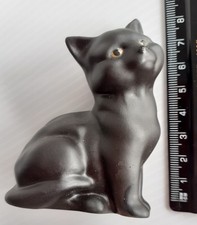 Small Vintage Beswick Matt Black Cat/Kitten Approx. 8cm tall