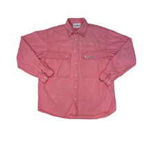 Vintage 90s Pink Long Sleeve Mens Shirt Size L by CeRruti 1881 Sport