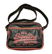 Superdry Messanger Bag Navy Blue And Pink
