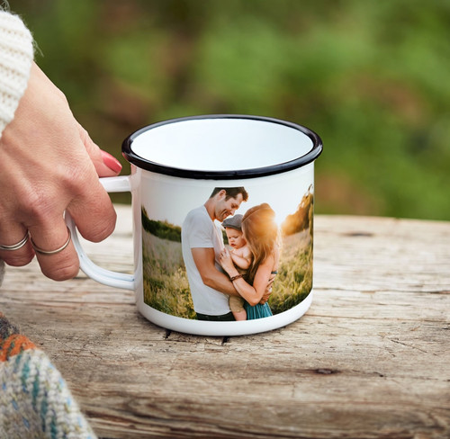 Personalised photo enamel - photo, mug