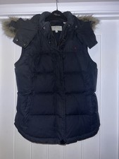 Jack Wills Navy Puffer Jacket Down Filled Gilet. Size 12.