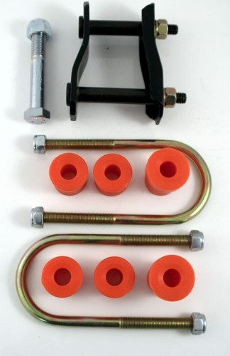 Front leaf spring fitting - fitting, kit