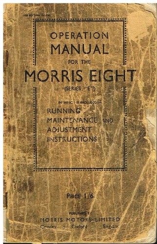 Morris eight series e - eight,