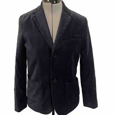 Zara velvet Blue blazer Slim