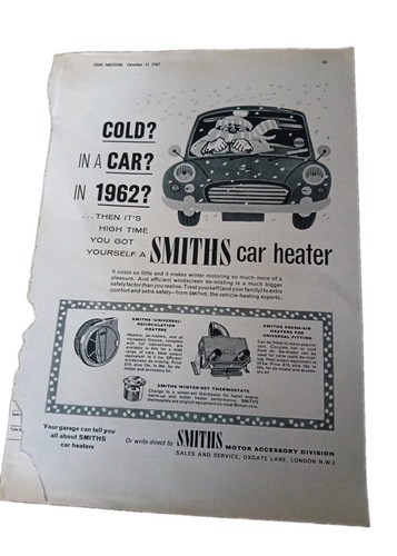Vintage 1962 motor magazine - 1962,