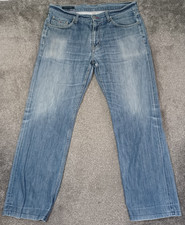 Tommy Hilfiger Mens Jeans W36 L31 Madison Straight Regular Fit Blue