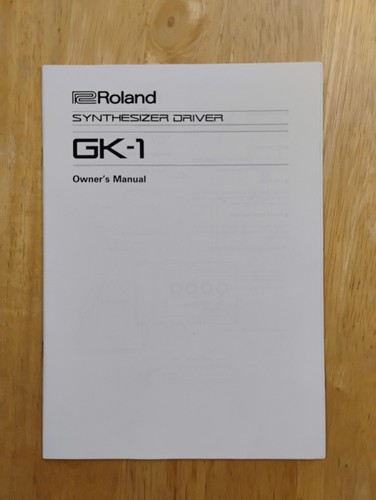 Roland synth driver - roland, gk-1