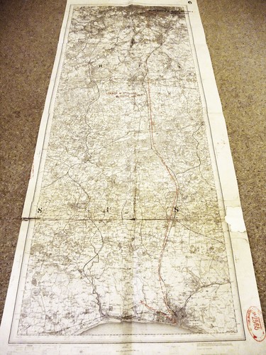 Railway history map plan