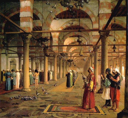 Public prayer the mosque - prayer, in