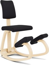 Varier Variable Plus-Iconic Kneeling Chair with Cushioned Backrest Wood / 100%
