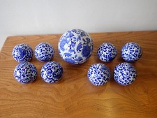 9 Chinese style blue & white