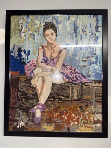 Framed completed ballerina - framed,
