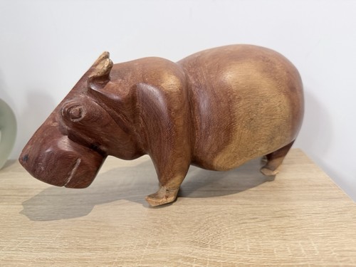 Large vintage hand carved - large, hand-carved