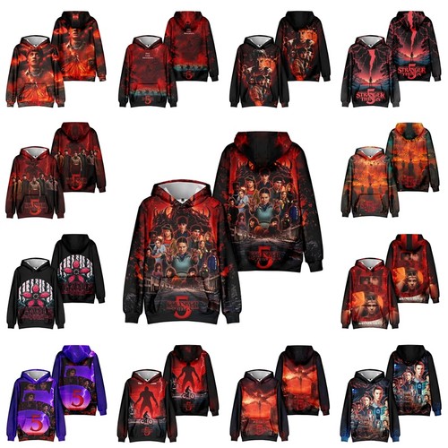 Kids stranger things hooded - kids,
