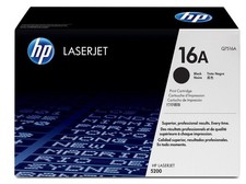 Genuine HP Toner Cartridge Black Q7516A 16A Box open but inner bag sealed