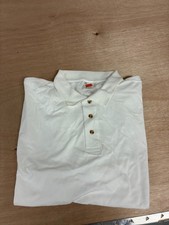 Hanes Top Polo Shirt White XXXL