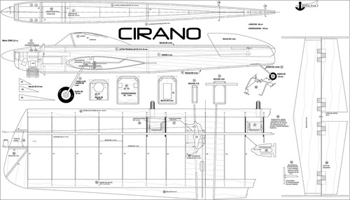 Modelhob cirano twin fin - modelhob,